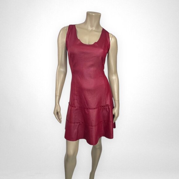 MARIA VALENTINA‎ Sleeveless Red Dress S - Picture 1 of 7